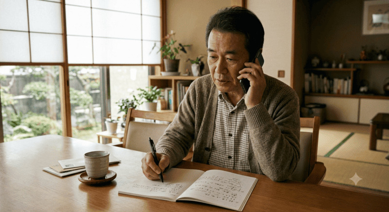 自治体や業者に電話で相談する家主